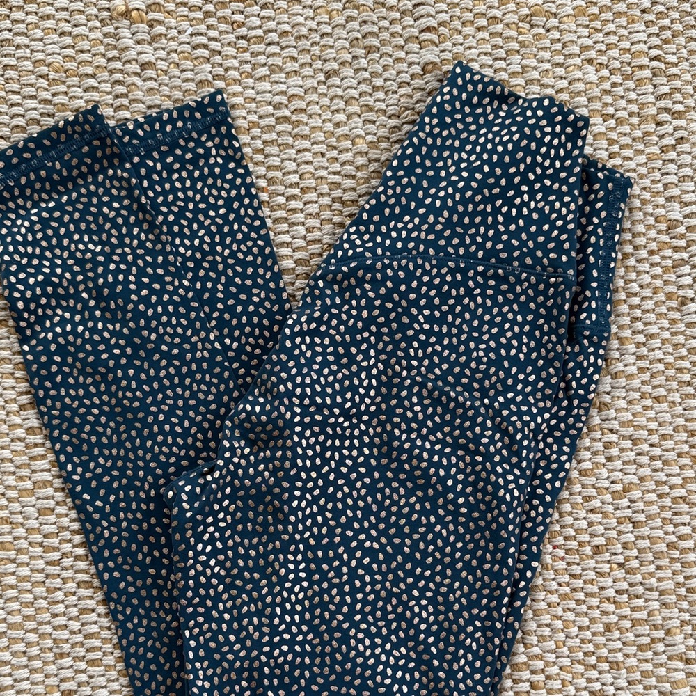 Buffbunny teal and gold legging